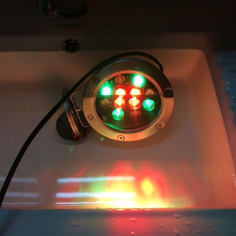 DMX512 LED Underwater Adjustable Spotlight